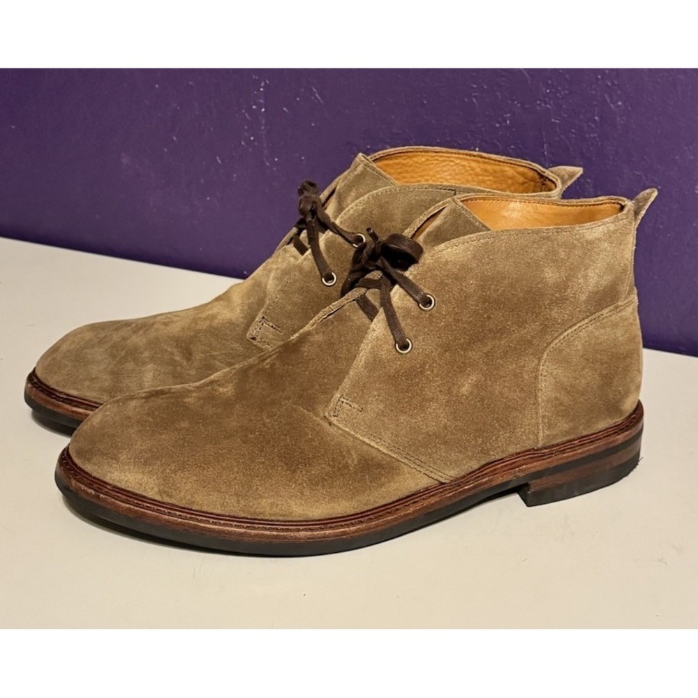Allen Edmonds Chandler Chukka Boots Mens Size 11 3E Brown Suede Lace Up 5836